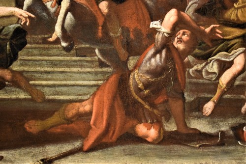 Héliodore expulsé du Temple - Orazio Talami (Bologne 1624-1708) - Louis XIV